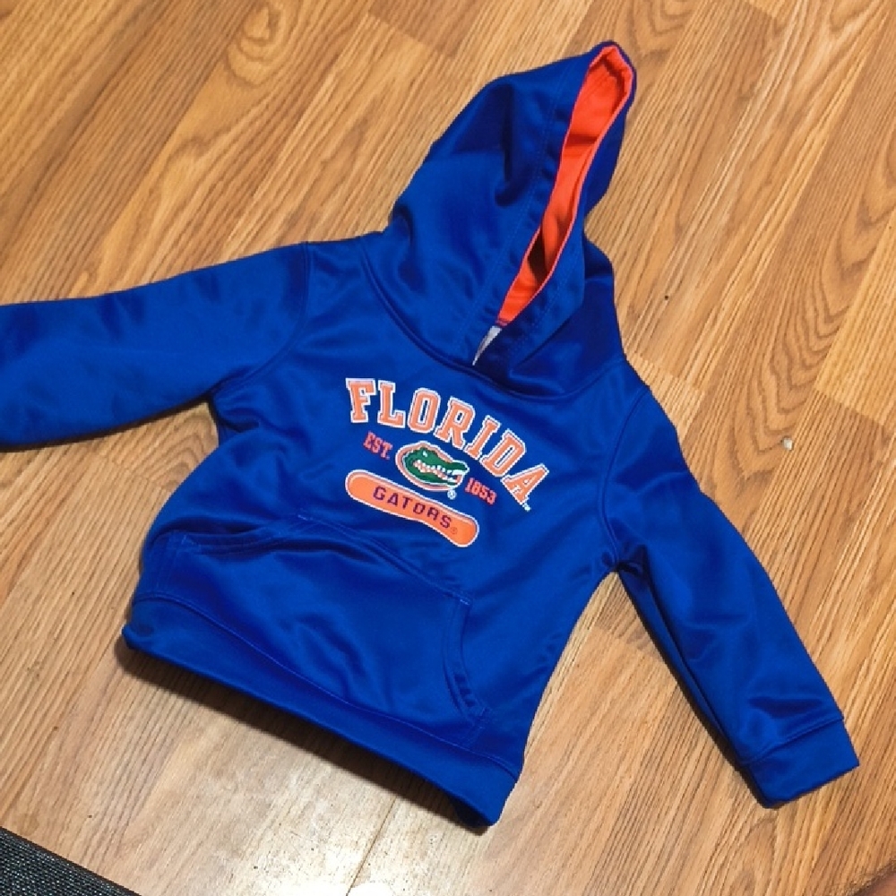 Blue and Orange Hoodie Sweatshirt